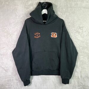 Born X Raised Cincinnati Bengals Hoodie Size XL *Distressed